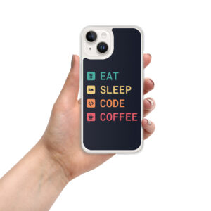 Eat Sleep Code Coffee Techy iPhone Case Eat Sleep Code Coffee Techy iPhone Case
