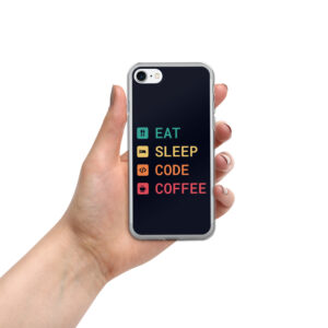 Eat Sleep Code Coffee Techy iPhone Case Eat Sleep Code Coffee Techy iPhone Case