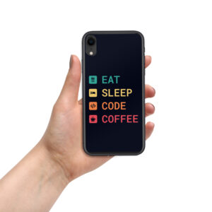 Eat Sleep Code Coffee Techy iPhone Case Eat Sleep Code Coffee Techy iPhone Case