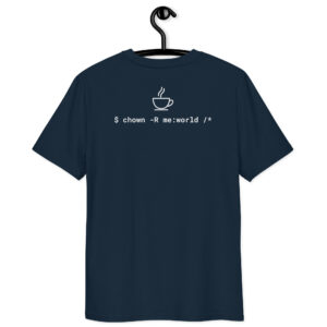 Unisex organic cotton techy t-shirt JavaScript 1A Unisex organic cotton techy t-shirt JavaScript 1A