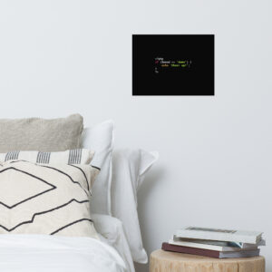 PHP Programmer Wall Art Nerdy Wall Art WA1C PHP Programmer Wall Art Nerdy Wall Art WA1C