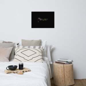 PHP Programmer Wall Art Nerdy Wall Art WA1C PHP Programmer Wall Art Nerdy Wall Art WA1C