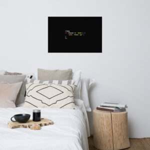PHP Programmer Wall Art Nerdy Wall Art WA1C PHP Programmer Wall Art Nerdy Wall Art WA1C