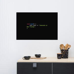 C Programmer Wall Art Nerdy Paper Poster WA1G C Programmer Wall Art Nerdy Paper Poster WA1G