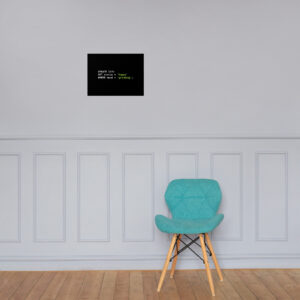 Programmer Wall Art Enhanced Matte Paper Poster WA1J Programmer Wall Art Enhanced Matte Paper Poster WA1J