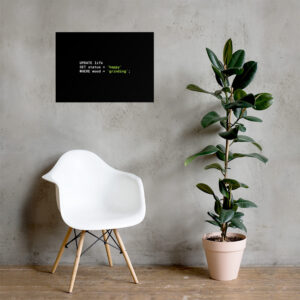 Programmer Wall Art Enhanced Matte Paper Poster WA1J Programmer Wall Art Enhanced Matte Paper Poster WA1J