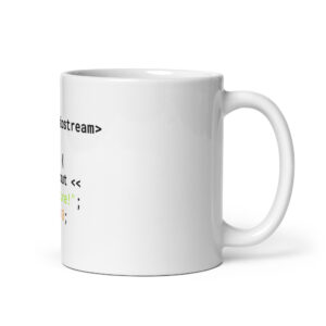 C Programmer Mug White Glossy Mug MW1C C Programmer Mug White Glossy Mug MW1C