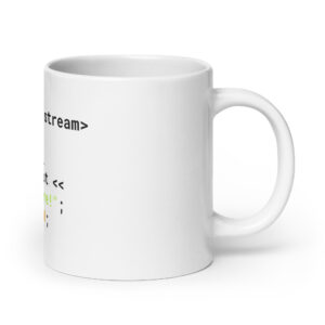 C Programmer Mug White Glossy Mug MW1C C Programmer Mug White Glossy Mug MW1C