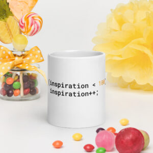 JS Programmer Mug White Glossy Mug