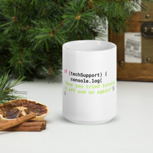 JS Programmer Mug Tech Support Mug MW1B