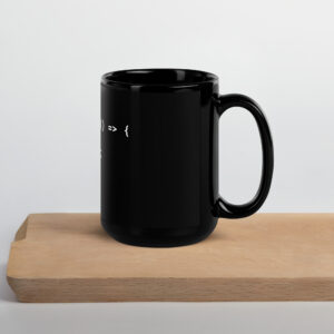 JS Programmer Mug Black Glossy Mug M1J JS Programmer Mug Black Glossy Mug M1J