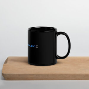 Python Programmers Mug Black Glossy Mug M1I