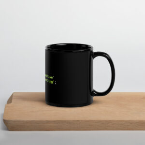 SQL Programmer Mug Nerdy Black Mug M1D SQL Programmer Mug Nerdy Black Mug M1D