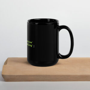 SQL Programmer Mug Nerdy Black Mug M1D SQL Programmer Mug Nerdy Black Mug M1D