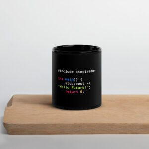 C Programmer Mug Nerdy Black Mug