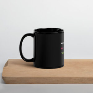 C Programmer Mug Nerdy Black Mug M1C C Programmer Mug Nerdy Black Mug M1C
