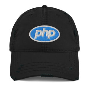 Distressed PHP Programmer Hat