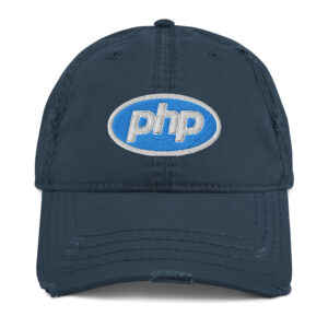 Distressed PHP Programmer Hat