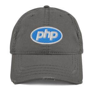 Distressed PHP Programmer Hat