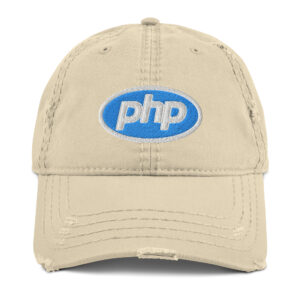 Distressed PHP Programmer Hat