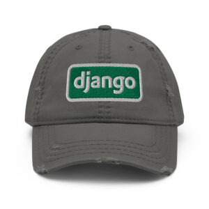 Distressed Django Developer Hat Distressed Django Developer Hat