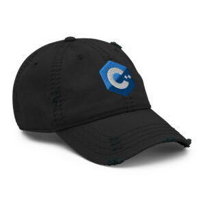 Distressed C Plus Plus Programmer Hat Distressed C Plus Plus Programmer Hat