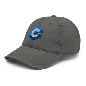 Distressed C Plus Plus Programmer Hat Distressed C Plus Plus Programmer Hat
