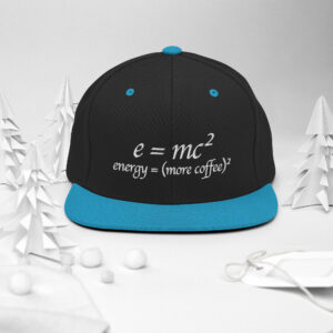More Coffee Relativity Theory Snapback Hat More Coffee Relativity Theory Snapback Hat