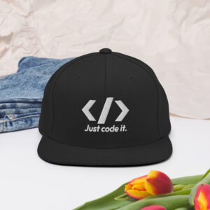 Just Code It Developer Snapback Hat