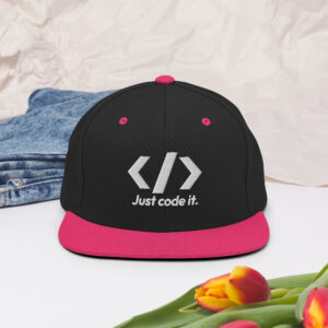 Just Code It Developer Snapback Hat