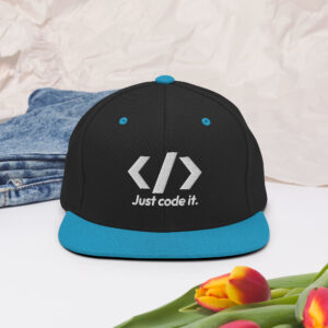 Just Code It Developer Snapback Hat