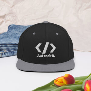 Just Code It Developer Snapback Hat