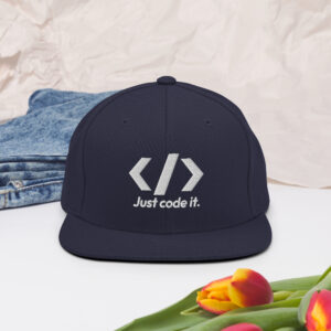 Just Code It Developer Snapback Hat