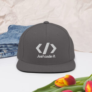 Just Code It Developer Snapback Hat