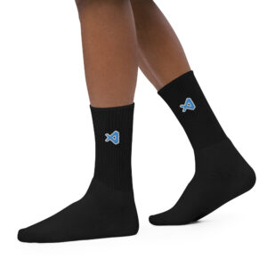 VS Code Embroidered Socks VS Code Embroidered Socks
