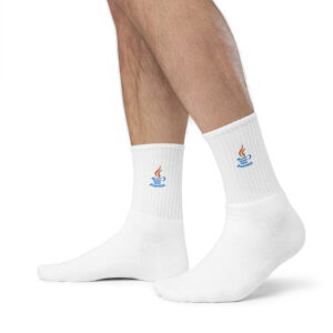 Java Programmer Embroidered Socks Java Programmer Embroidered Socks