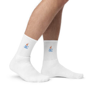 Java Programmer Embroidered Socks Java Programmer Embroidered Socks
