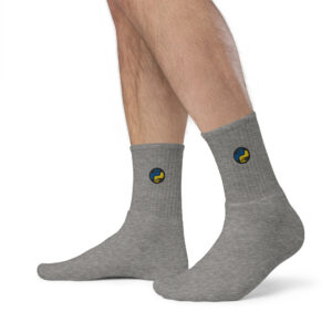 Python Programmer Embroidered Socks Python Programmer Embroidered Socks