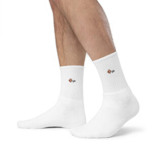 Github Embroidered Socks Github Embroidered Socks
